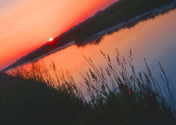 Sunrise over the Ouse Washes