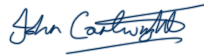 john cartwright's signature