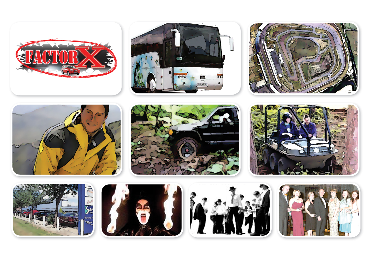 Corporate day out with Bear Griyls themed storyboard