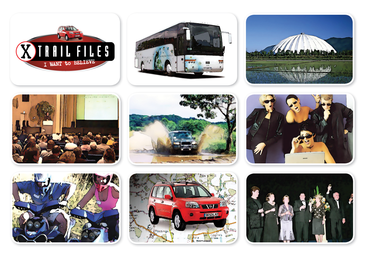 Corporate day out XFiles themed