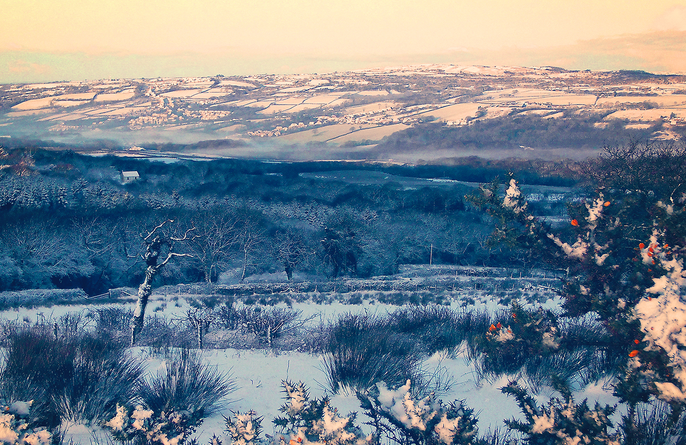 Landscape winter photography